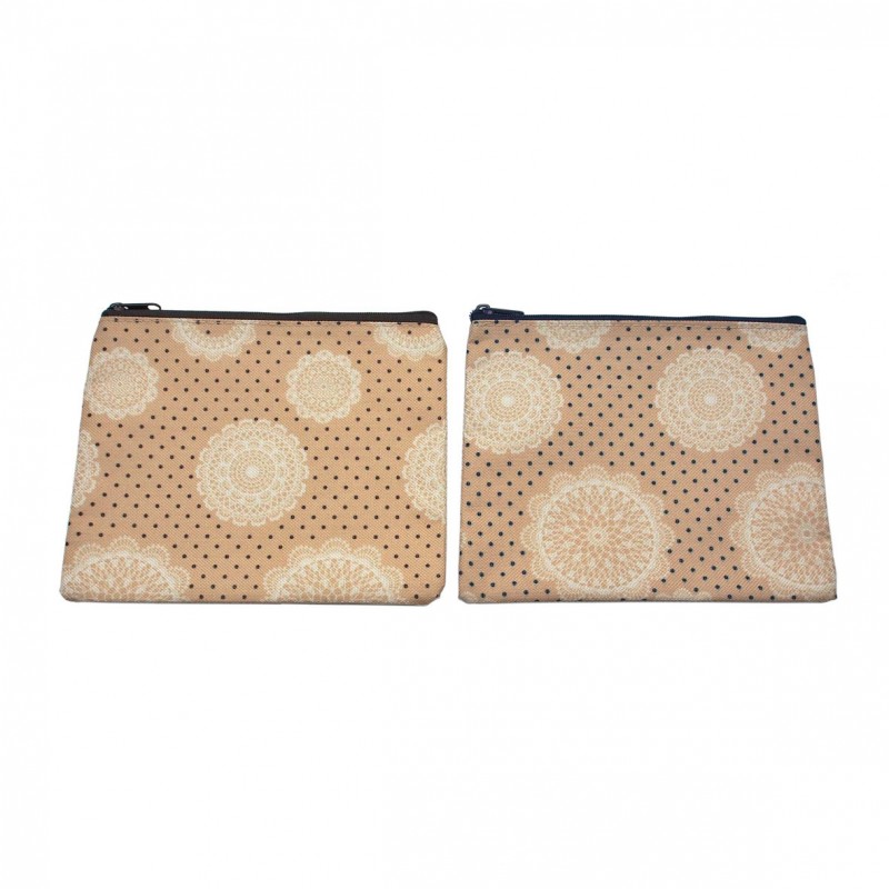 Floral Pouch Dots